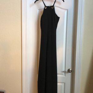 Express Black Halter Jumpsuit
